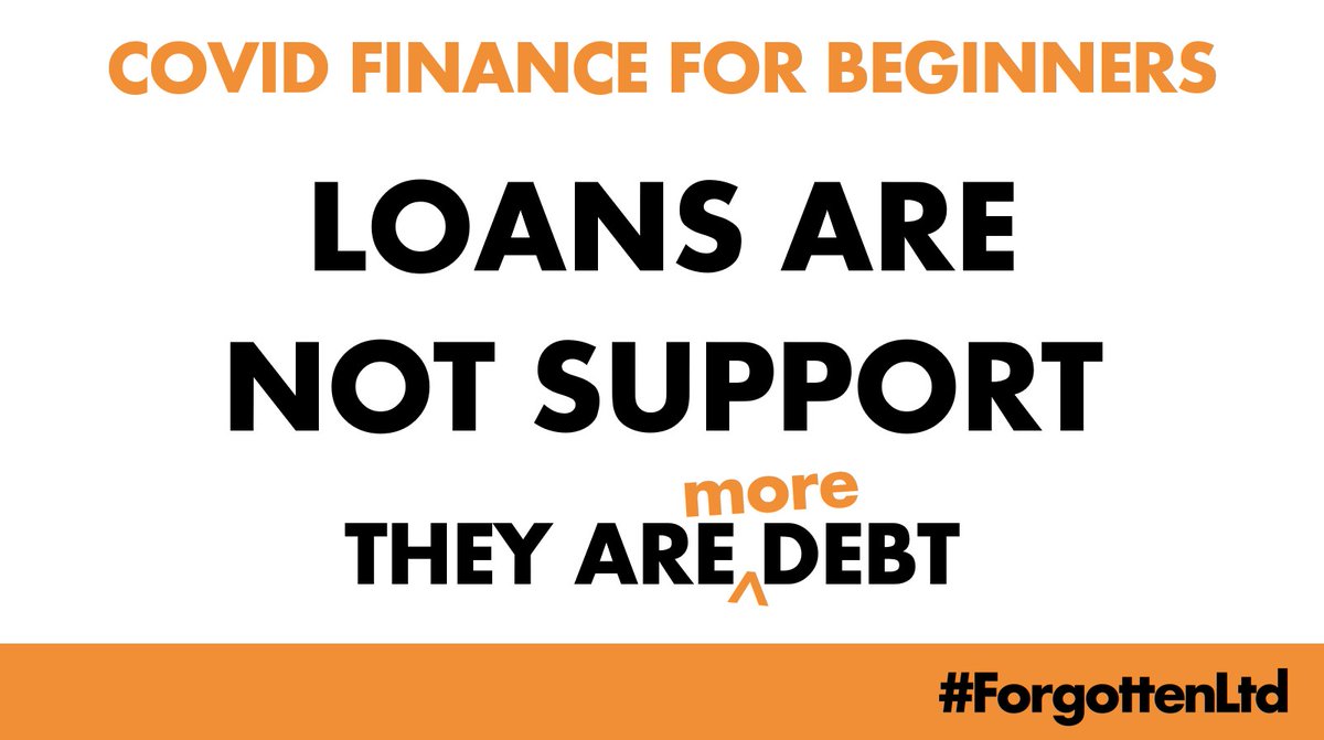 ForgottenLtd's tweet photo. With @RishiSunak launching a new loan scheme yesterday, it's a good time to remind @hmtreasury that this is not support, a loan is debt.

Many small companies are already struggling with BBLs &amp; CIBLs after a year of no support.

#ForgottenLtd need parity, not loans.
@seeleyharris https://t.co/4wiBK9NH90