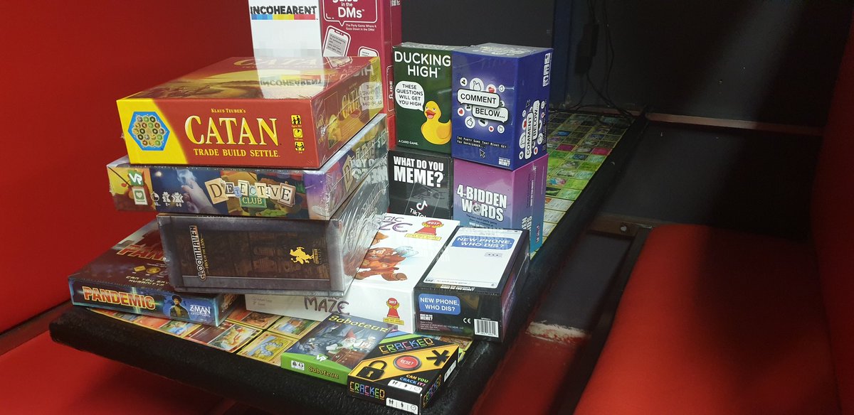 SpawnPointBar's tweet image. Just a few new tabletop games you all can sink your teeth into! 
Board game Wednesday starts today! 
All FREE to play and enjoy!