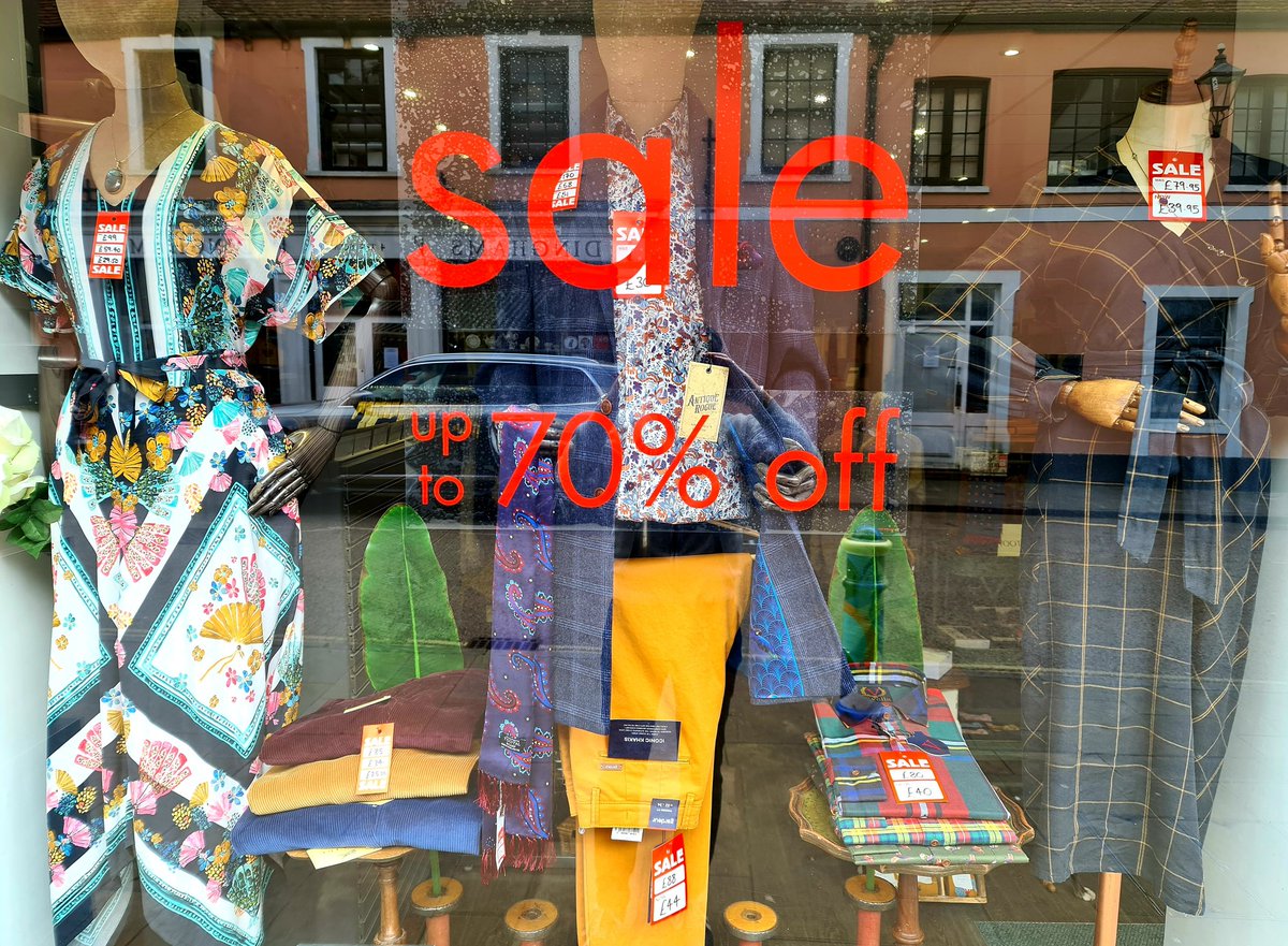 Up to 70% off clearance sale starts Monday 12th April.
An unbelievable sale that will run in store for three weeks only whilst stocks last.
💥
💥
💥
#SaleTime #SaleWindow #WelcomeBack #StockClearanceSale #Bargins #TickTock #EclecticHound #TheSquare #IndieBiz #HelloWinchester