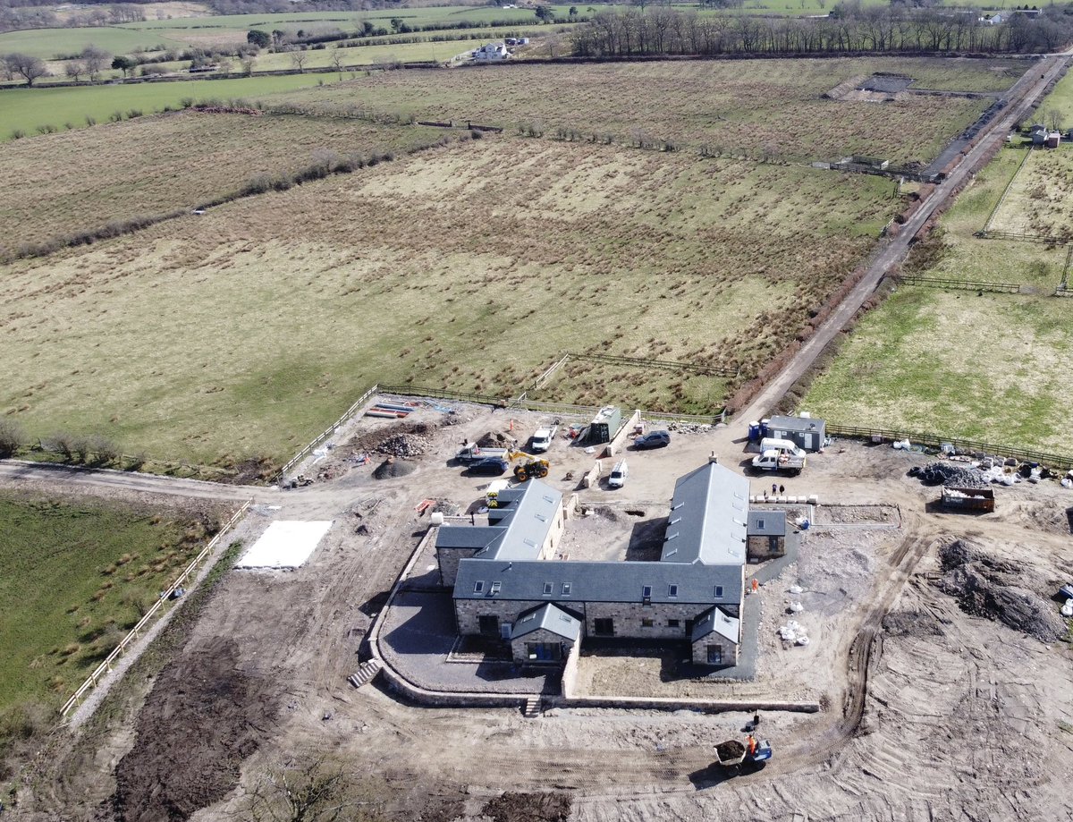 MSL_Scotland's tweet photo. These recent drone images show the progress that is being made at our countryside development. Landscaping works have started and the interior of each home is near completion.
We can’t wait to show you more of this development ! #MSLProjects https://t.co/4RisYVcu1u