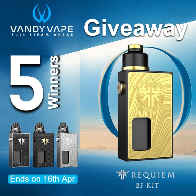 🌈🌈
🔝Healthcabin - Vandy Vape Requiem BF Kit Giveaway🔥🔥

🍀5 Winners
📆Ends on 16th Apr

Ready to join us and win it home?🤗
>
To Enter:👇
healthcabin.net/blog/vandy-vap…
>⠀⠀⠀
#vandyvape #requiembfkit #vandyvaperequiembf #requiembf #healthcabin #vape #vapelife #vapenation