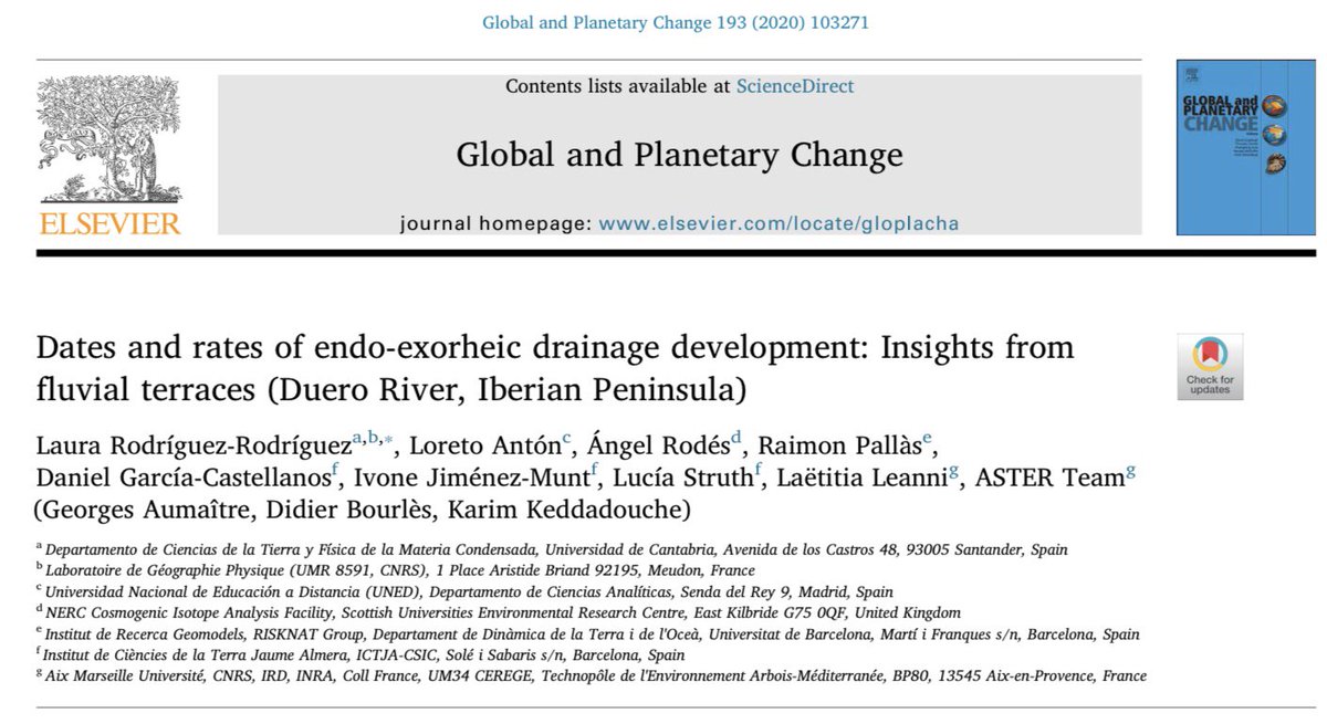 DeptDto's tweet photo. #Recerca2020 El nostre company @RaimonPallas participa en aquest article publicat a la revista ‘Global and Planetary Change’ @risknat_ub @unican @lgp_umr8591 @UNEDFacCiencias @GEO3BCN_CSIC @univamu @UofGlasgow @geologiaub #Geomodels @Loreto_Anton @ivonejm https://t.co/jCFKo9Fvvs https://t.co/hD1zXZVzyg