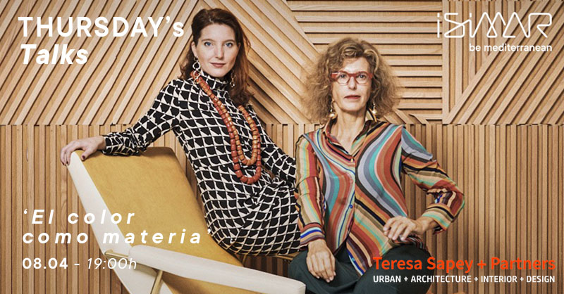 #iSiMARThursdaysTalks are back!
This new edition in #Barcelona <a href="/TeresaSapey/">Teresa Sapey</a> will be talking about 'The color as a whole' 🧡
📌 April 8th at 19h.

Turn on the notification bell on our stories for joinning the Instagram live ➡️ instagram.com/isi__mar/