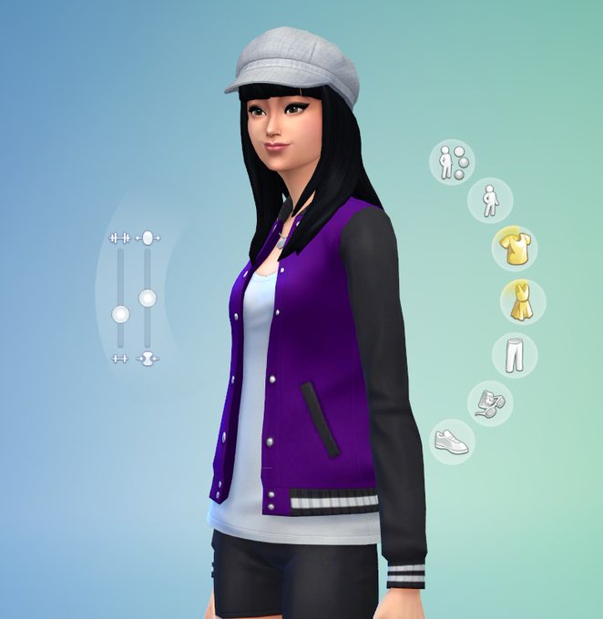 シムズのキャラ作成中♪ 