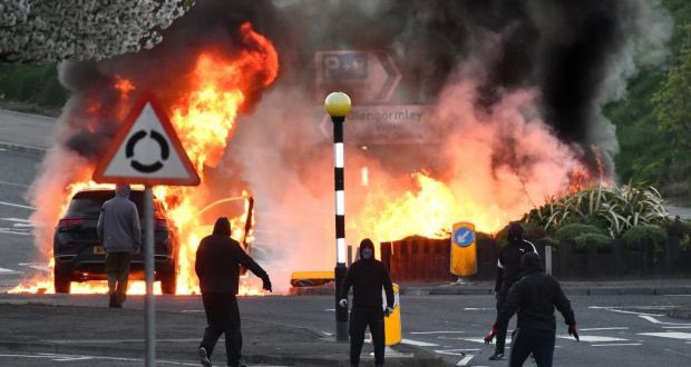 Today’s U.K. front pages. Belfast nights of rioting don’t make the cut. It’s not Finchley or Camden but it is part of the U.K. and this requires Westminster’s attention.