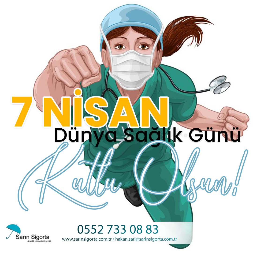 Sağlığımızın en büyük zenginliğimiz olduğunu daha iyi anladığımız bu günlerde,  her koşul ve şartta büyük özveri ile çalışan sağlık çalışanlarımıza sonsuz sevgi ve teşekkürlerimizle.
Dünya Sağlık Gününüz Kutlu Olsun
.

#dünyasağlıkgünü #7nisan #sağlıksigortası #tsağlıksigortası