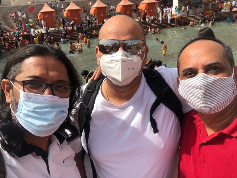 PrinceArihan's tweet photo. I have personally witnessed the #KumbhMela in Haridwar. I can vouch for its COVID-19 protocol adherence by devotees and also planned arrangements of the Centre and Uttarakhand Government to ensure a clean and safe experience. Stop the lies.  #ShameOnIndiaToday https://t.co/3tmcTi8KM0