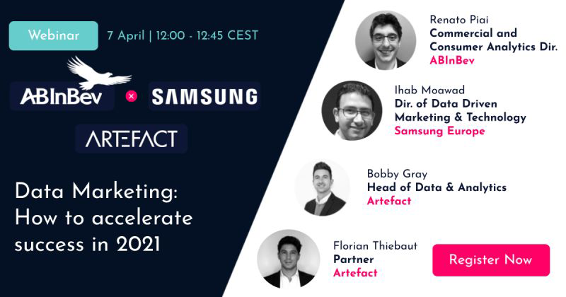 WEBINAR TODAY @ 11am BST. #Data #marketing: How to accelerate success in 2021. With <a href="/abinbev/">AB InBev</a>
 and <a href="/Samsung/">Samsung Electronics</a>. Register here: bit.ly/3uoWmSW