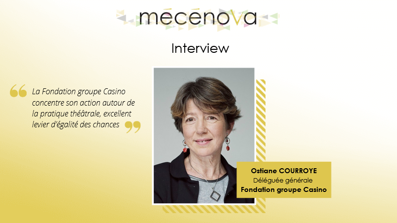 |Actu| 🗣️Pour <a href="/mecenova/">mécénova</a>, Ostiane Courroye revient sur + de🔟années d'#engagement de la @FondationCasino en faveur de l'égalité des chances par le biais de la pratique théâtrale et dévoile les ambitions de la #fondation. #mécénat
➕d'infos : bit.ly/2PxN0FP