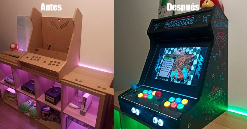 Este es el resultado de la bartop finalizada por uno de nuestros Talenters. ¡Nos encanta el resultado! 👏 ¿Y a ti? #talentecbartops #talentec #arcademachine