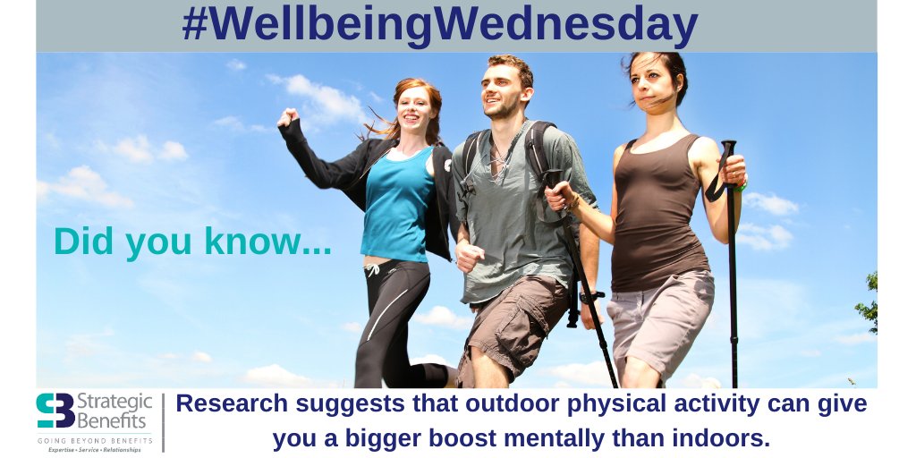 What's your favorite outdoor activity? How does it make you feel? #strategicbenefits #employeebenefits #goingbeyondbenefits #wellbeingwednesday #mentalhealth #outdooractivity