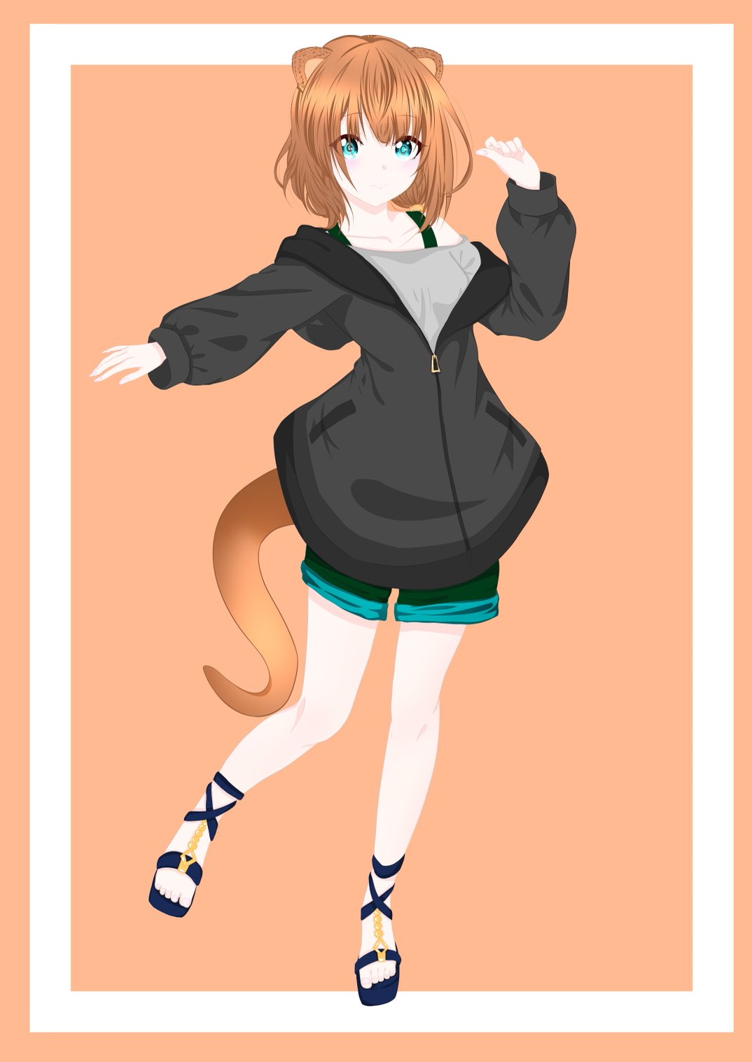 かわうその里 お仕事募集中 Ar Twitter イラスト オリジナル パーカー ケモミミ 獣人 擬人化 オーバーサイズパーカー 可愛い 可愛いイラスト 女の子イラスト ショートパンツ 瞳キラキラ しっぽ T Co Mc10giry7v Twitter