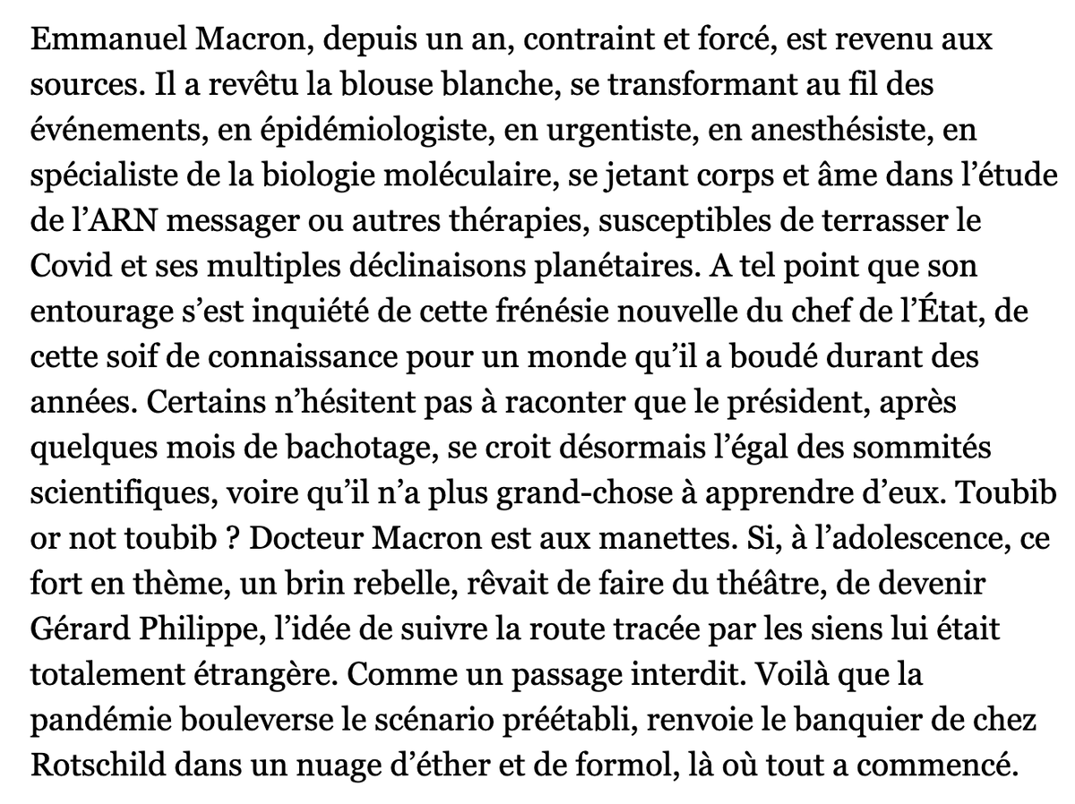 21/ Tout est merveilleux, dans un moment où les faits démontrent qu'Epidemiok 1er est rigoureusement incapable de comprendre quoi que ce soit à la dynamique épidémique. M. 100 000 morts est aux manettes…