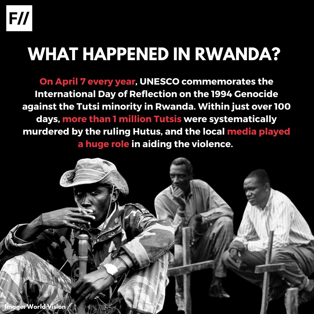 Between April and June 1994, an estimated 1 million Rwandans were killed in the space of 100 days. Most of the dead were Tutsis - and most of those who perpetrated the violence were Hutus. (2/10)