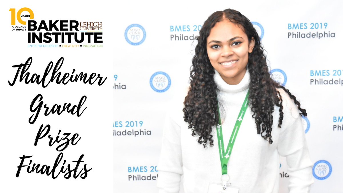 2nd Thalheimer Finalist is Sareena Karim '22. She first pitched FoliQ, a custom hair product business at EUREKA! last year and she's since expanded to hair tools and accessories. 

Tune in on April 14th to see Sareena pitch for her chance to win $5K! lehighbakerinstitute.com