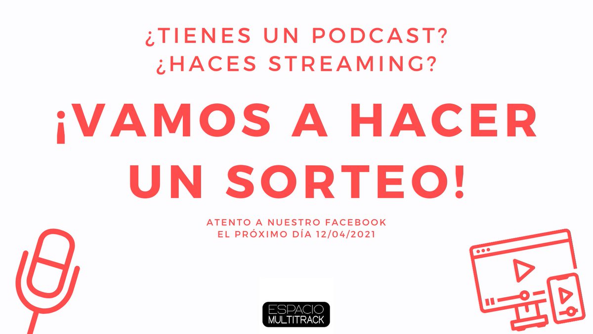 Multitrack_LAB's tweet image. 🎤🎥🤳🎬🎮¿Tienes un #podcast? ¿Haces #streaming?

Si has respondido sí, o conoces a alguien que cree contenido, pásale esta información, porque le va a interesar 😉.

👍🏼 facebook.com/espaciomultitr…