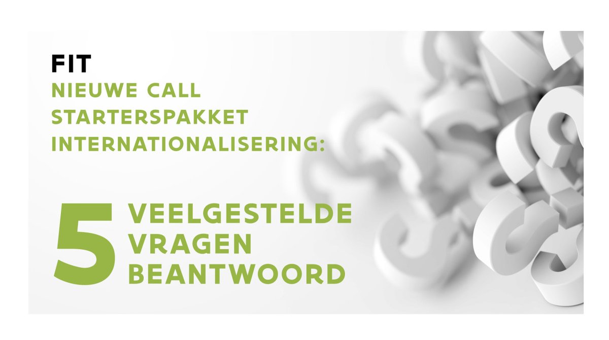 FIT_agency's tweet image. 150 x 7.000 euro overheidssteun: vanuit FIT steunen we #Vlaamse bedrijven die internationaal willen gaan. Lees meer over de voorwaarden en dien snel uw dossier in! bit.ly/39Mtz2H #export @DVanSteerteghem @CTillekaerts