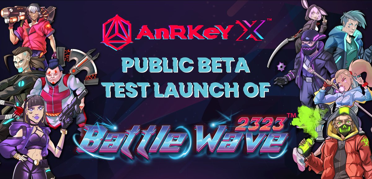 AnRKeyX's tweet photo. 🚨THE PUBLIC BETA TEST BEGINS!

🕹️ 50 of our #AnRKistArmy receive EXCLUSIVE access to play Battle Wave 2323 starting APRIL 26th, 2021!

💥 Plus they receive the FOUNDER #NFTs unlocking special access, $1337, &amp; more rewards! 

Read here 👉 https://t.co/fwhRF1UkPp

#DeFi #Esports https://t.co/Ru5t7ShOhW