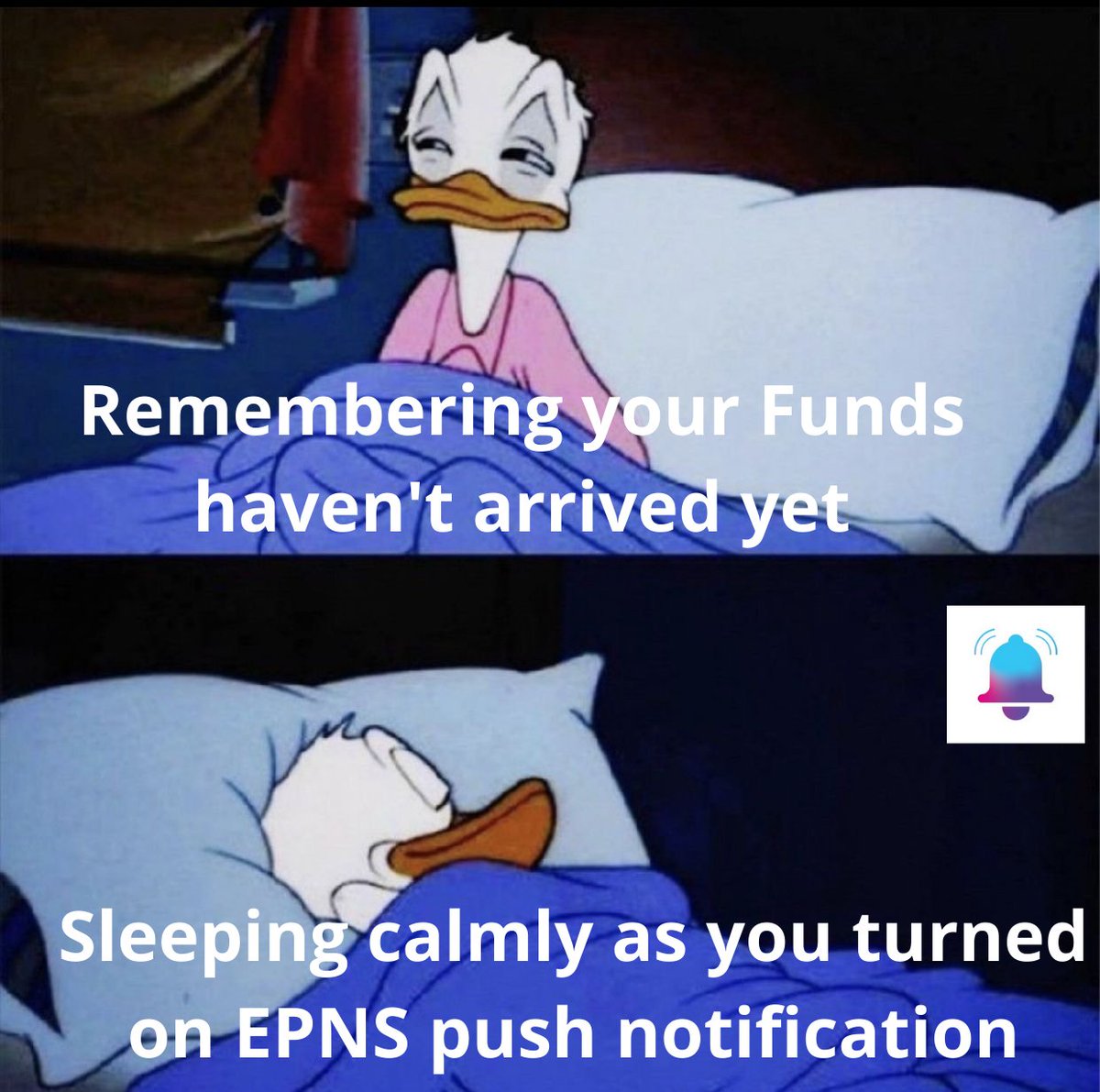 Shiv_decentral's tweet image. EPNS Lets you sleep calmly and reduce the Man work to keep checking it continuously. Just Push and sleep
 #PUSHMEME