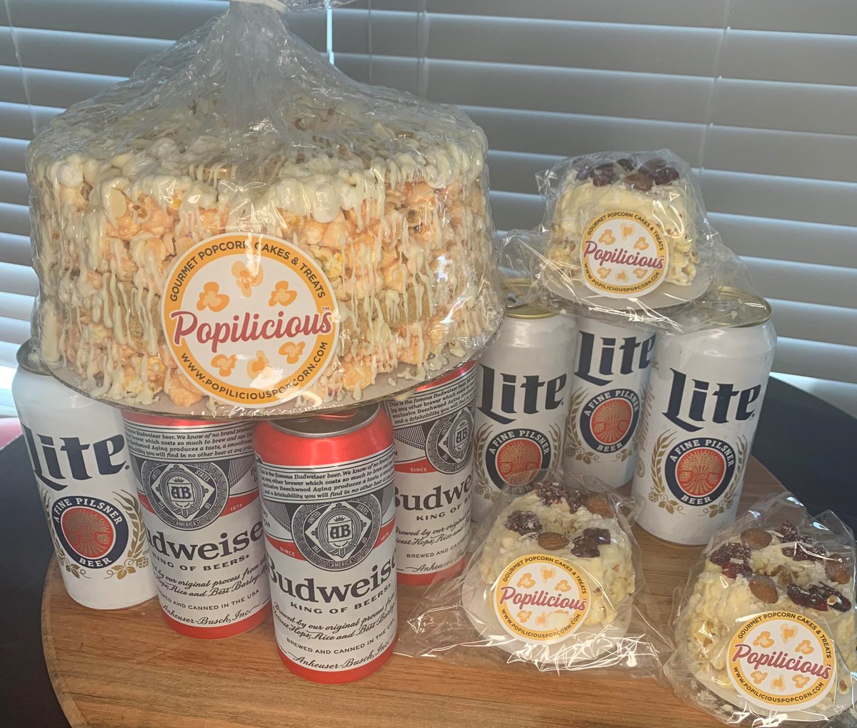 We are celebrating #NationalBeerDay with #PopiliciousPopcorn and <a href="/budweiserusa/">Budweiser</a> <a href="/MillerLite/">Miller Lite</a> it's the combination of 2 great things #beer and #popcorn! #PopcornLover #BeerLover #FoundItOnAmazon