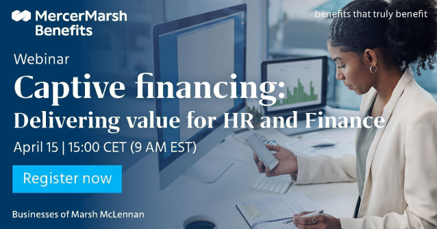 Protecting your most valuable asset, your people is critical. Join our webinar on April 15 to learn how captive financing can be an indispensable tool to add value across various functions within the #business. #Benefits #Risk bit.ly/3uvNquW