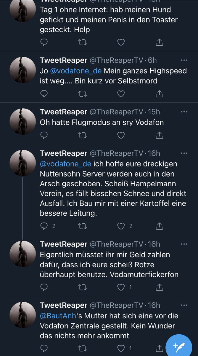 iBuck_r6's tweet photo. Hallo Jungs heute werde ich einen tierisch.... Also hier geht mal wieder mein Respekt an @TheReaperTV für diesen tollen Umgangston. Du musst nicht immer so höflich sein. https://t.co/NiqL8LaQCZ