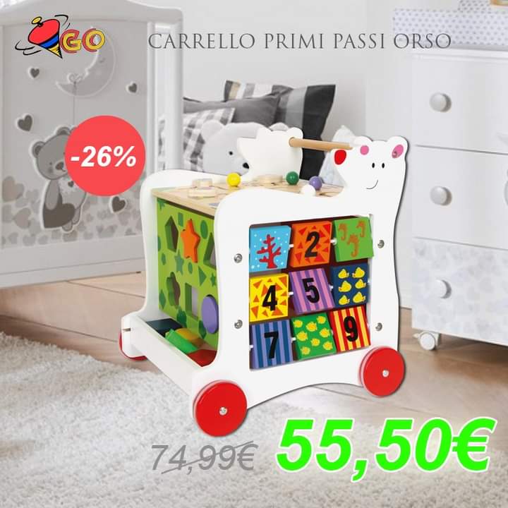 GiocattoliGo's tweet photo. ⭐️PROMOZIONE CARRELLI #PRIMIPASSI⭐️
LINK AI PRODOTTI: https://t.co/6AnKmtp6cC
Questi carrelli versatili accompagnano i più piccoli durante i loro primi passi e nella scoperta del mondo che li circonda. ☺️👶
#primainfanzia #bambini #mamme https://t.co/0lmpvB6siT