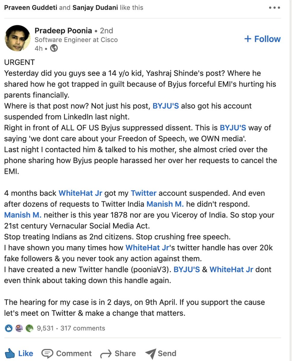 #byjus #whitehatjr #FreeSpeech