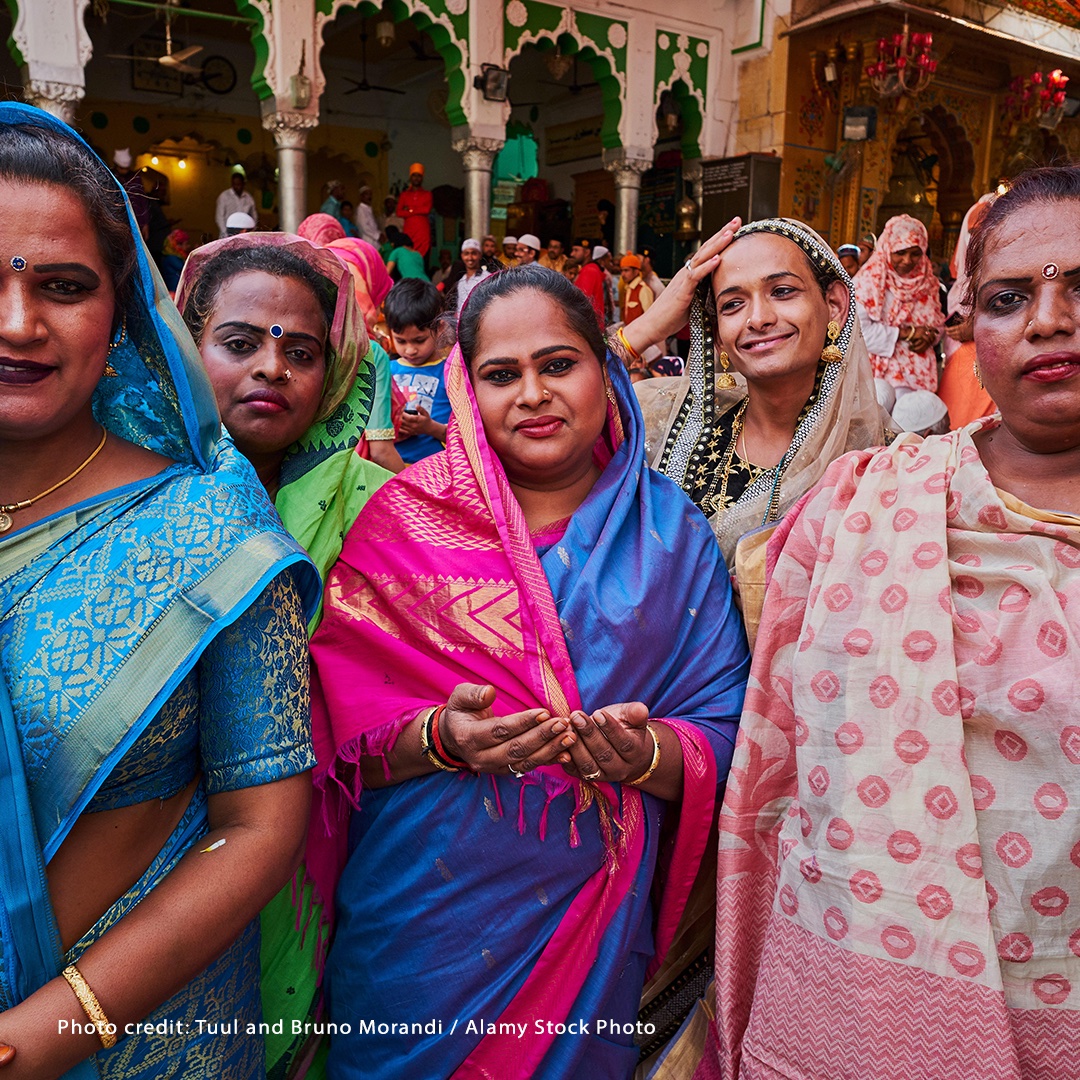 Hijras (South Asia) The centuries-old third gender, associated with sacred powers, usually refers to those assigned male at birth but don't identify as such.In 2014, India legally recognised hijras as a third gender after they were criminalised by the British in 1871