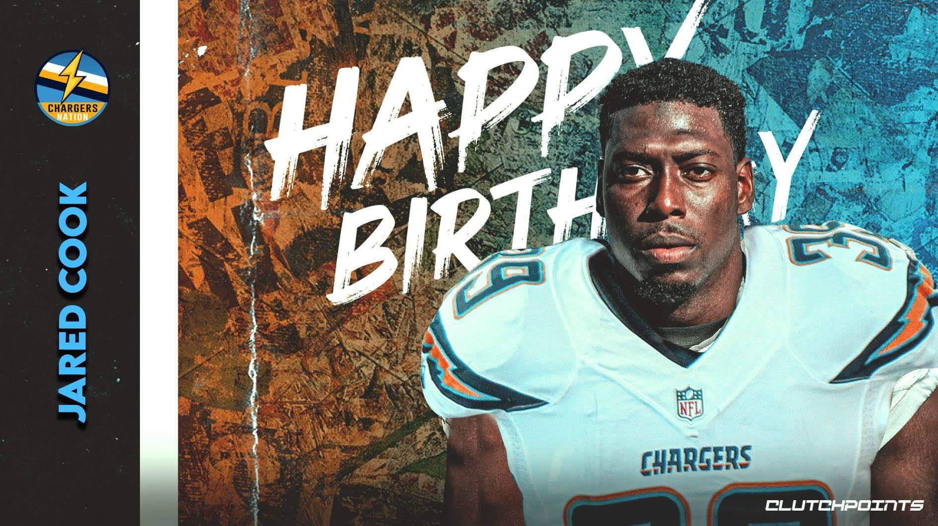 Let\s all wish a happy 34th birthday to our new TE Jared Cook! 