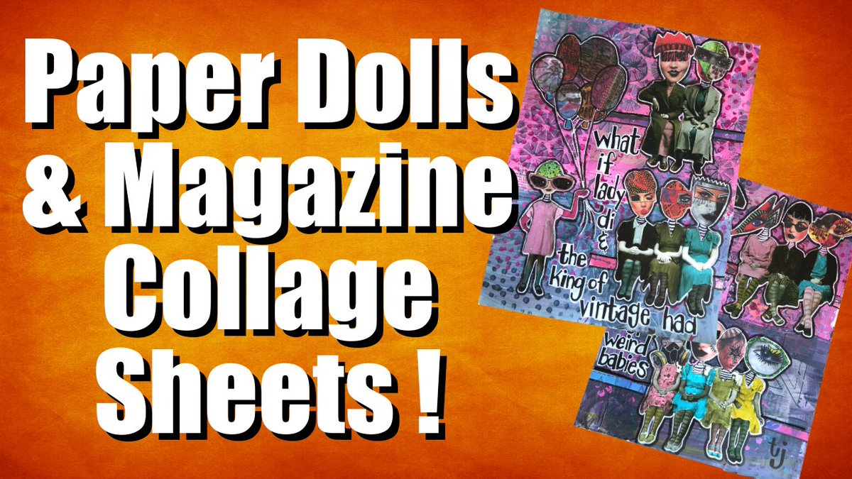 What If Tim Holtz Paper Dolls and Dyan Reaveley Magazine Collage Sheets Had A Bunch of Weird Babies?

loom.ly/zZhdu7c