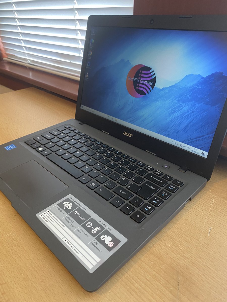 TechOutletDD's tweet image. ACER LAPTOP FOR SALE 

WINDOWS 10 PRO
INTEL CELERON N3050
1.60GHZ
32GB SSD
2GB RAM 
WEBCAM
HDMI
14” SCREEN 
OVER 8 HOURS BATTERY LIFE 

GOOGLE CHROME
VLC PLAYER 
PANDA ANTIVIRUS 

COMES WITH CHARGER 
PERFECT FOR WEB BROWSING OR WATCHING SHOWS OR YOUTUBE 
#Techfixdundee #tech