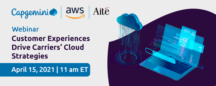 Capgemini_ins's tweet photo. Join our webinar with @awscloud &amp; @AiteGroup to discover how #Insurance carriers are leveraging #Cloud technologies to build meaningful &amp; relevant customer experiences for policyholders. Register today: https://t.co/YbnFrSnT5S https://t.co/8hnWXIF8sO