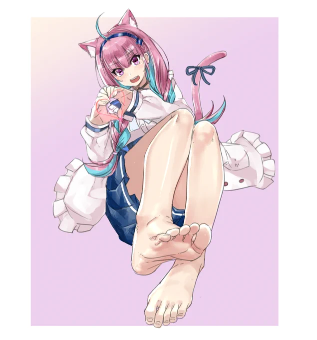 #一日一裸足絵 