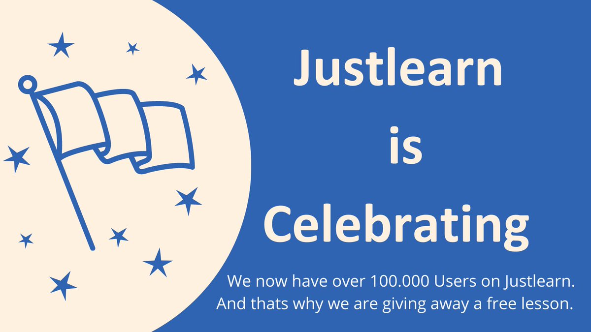 JustlearnL's tweet image. Celebrate with is and start Learning!
#Celebration #Justlearn #languagetutoring #FirstIsFree #Learning #EnglishLanguage