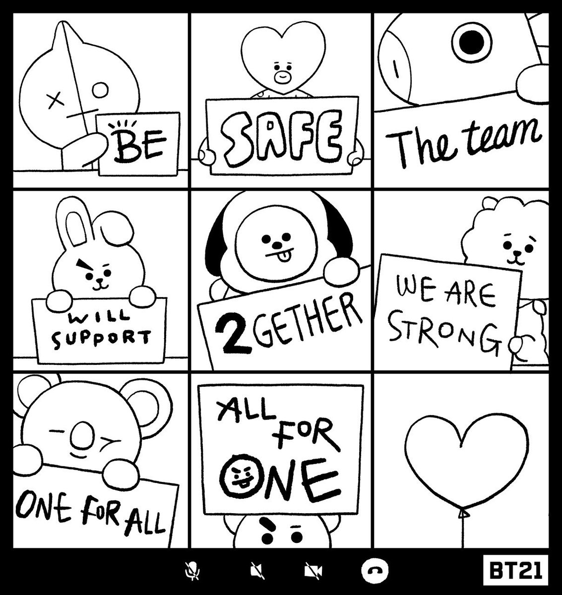 Hey UNISTARS❤️

Why don't we take a moment of appreciation for staying positive everyday??

Tag #Color_Your_BT21, 
and fill every bit of the canvas with your happy colors?

#WorldHealthDay #StayPositive #CarpeDiem #ColoringChallenge #ColoringBook #Illustration #Character #BT21 