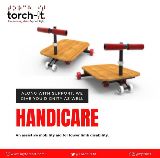 Handicare enables the user to become self-dependent to move freely anywhere and everywhere without anyone guidance or assistance from others.

#Torchit #Handicare #Handicapped #MobilityImpairment #AssitiveDevices #Wheelchair #DifferentlyAbled #Socialcause #DisabilityAwareness