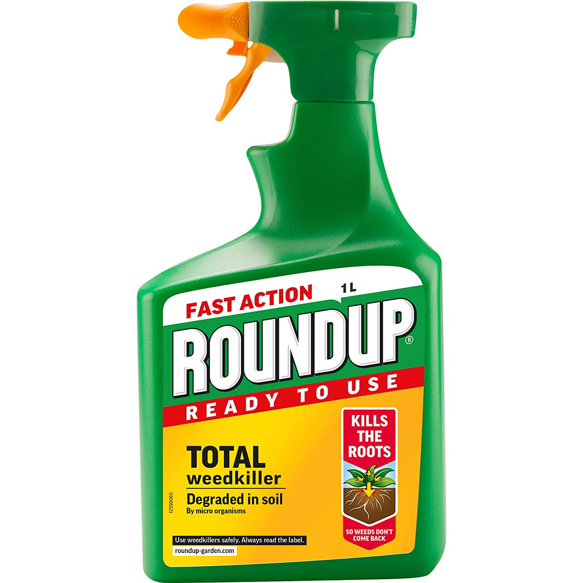 We tested consumer products, products I bought at supermarkets intended for garden use, as well as a widely used agricultural product; Roundup ProActive. 3/17