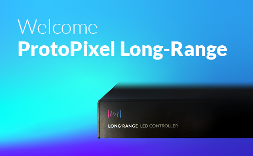 Think big with the new #ProtoPixel Long-Range, the perfect LED controller for #lighting professionals working in retail, office or hospitality. 

Discover its great features at protopixel.io/long-range-con….