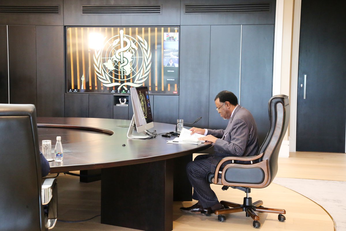hagegeingob's tweet photo. I wish to thank my Dear Brother, @DrTedros for the invitation to mark #WorldHealthDay2021. Health for all and access to COVID-19 vaccines during this challenging period is a global public good.

My full statement 👉🏾https://t.co/fQy6q2HVEZ https://t.co/dGMBATxeGP