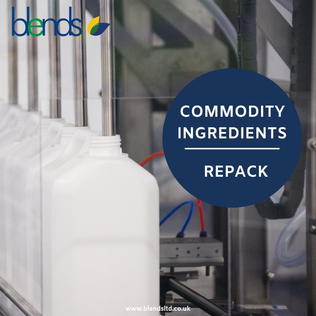 Blends Ltd are one of the UK's biggest supplier of #Glycerin for the food and beverage industries. 

We can repack many of our commodities ingredients into IBC's, Drums and small packs such as 5L, 10L, 20L and 25L.

Find out more on our website. Link in bio.