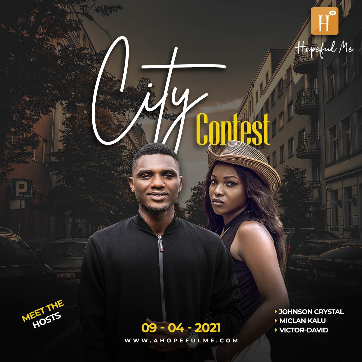 ahopefulme's tweet photo. Heyooo...
I present to the hosts for the Hopeful Me City Contest premiering this Friday.
We ensure we give you a lit and vintage experience🔥🔥.
You can represent your state/city team during the contest, join us 09/04/2021
#HopefulMe #CityContest #Vintage https://t.co/Tfvgb8g3Ay