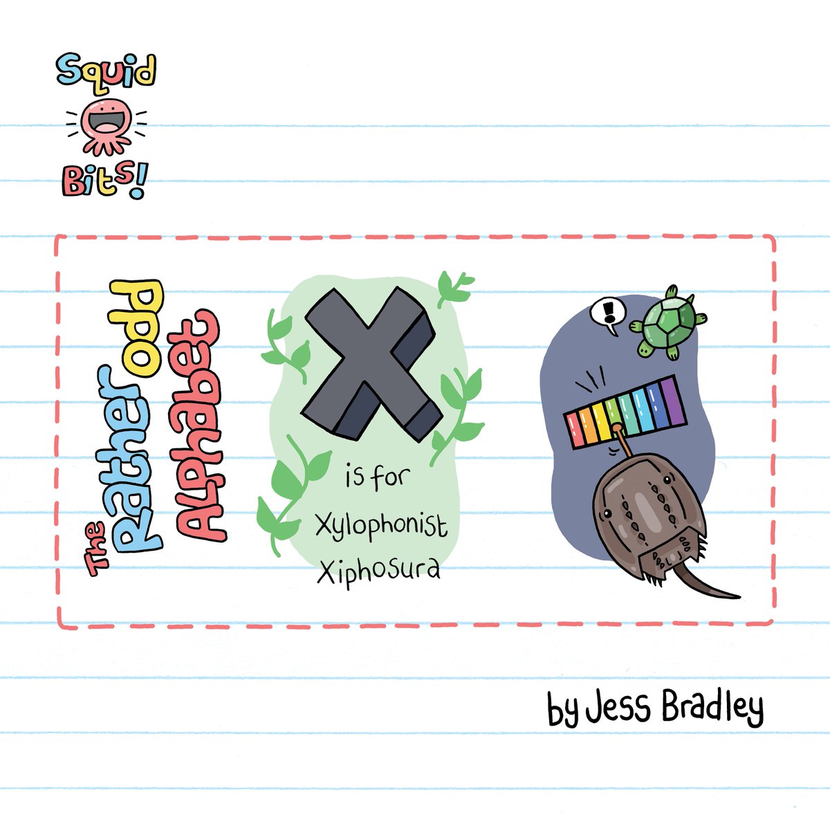 phoenixcomicuk's tweet image. Did you know that X stands for Xylophonist Xiphosura? Yeah neither did we... 😂 #WednesdayWisdom  @VenkmanProject 

#SquidBits #doodles #art
