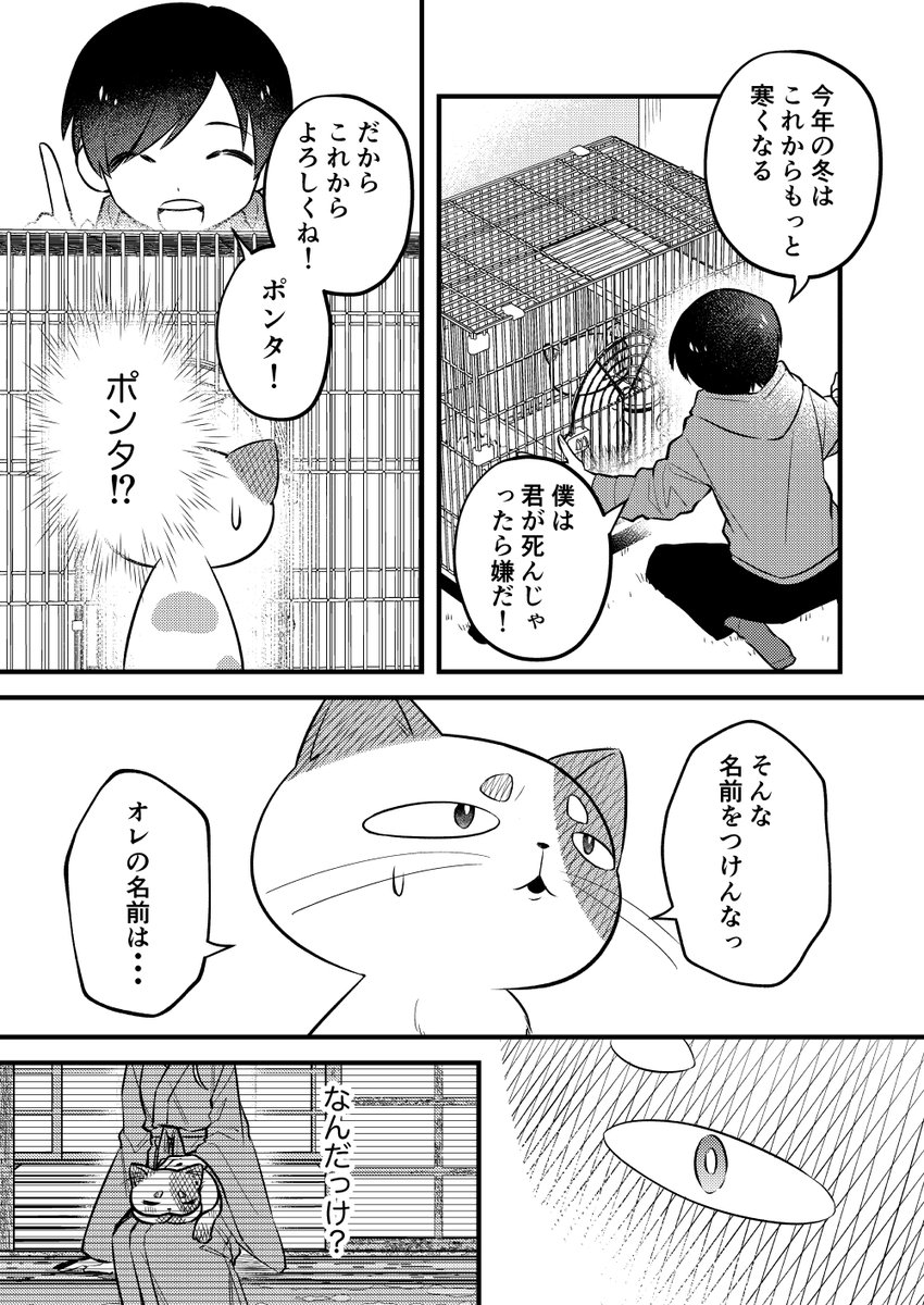 【創作漫画】100年生きた猫のはなし(2/5) 