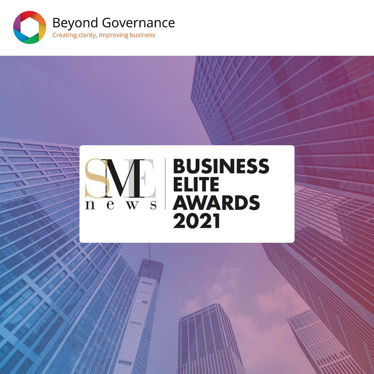 BGovernanceLtd's tweet photo. We're extremely proud to have been recognised as 'Best in Corporate Governance Solutions' at the SME News #BusinessEliteAwards!

Winners are handpicked after comprehensive analysis and research  which makes this award even more special!

#AwardWinners https://t.co/godvRXNAv8
