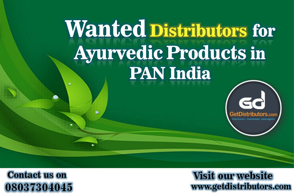 Wanted Distributors for Ayurvedic Products in PAN India
bit.ly/3uvlaZ 
#ayurvedicpowders #ayurvedicsyrups #ayurvedictablets #bloodpurifier #brahmicapsules #chyawanprashdistributors #Jointpainreliefoildistributors #distributors #opportunity #india #business