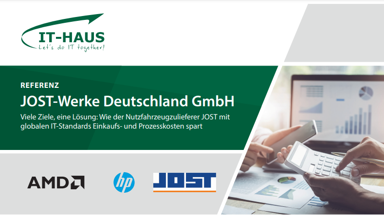 it_haus's tweet photo. JOST-Werke Deutschland GmbH
Viele Ziele, eine Lösung: Kostenersparnis durch neues Beschaffungskonzept mit global einheitlichen Bestellwegen und Zentralisierung.
Die komplette Story finden Sie unter: https://t.co/l066Xz9afC
#amd #hp #ithaus #letsdoittogether #jostwerke https://t.co/gVRKT87bij