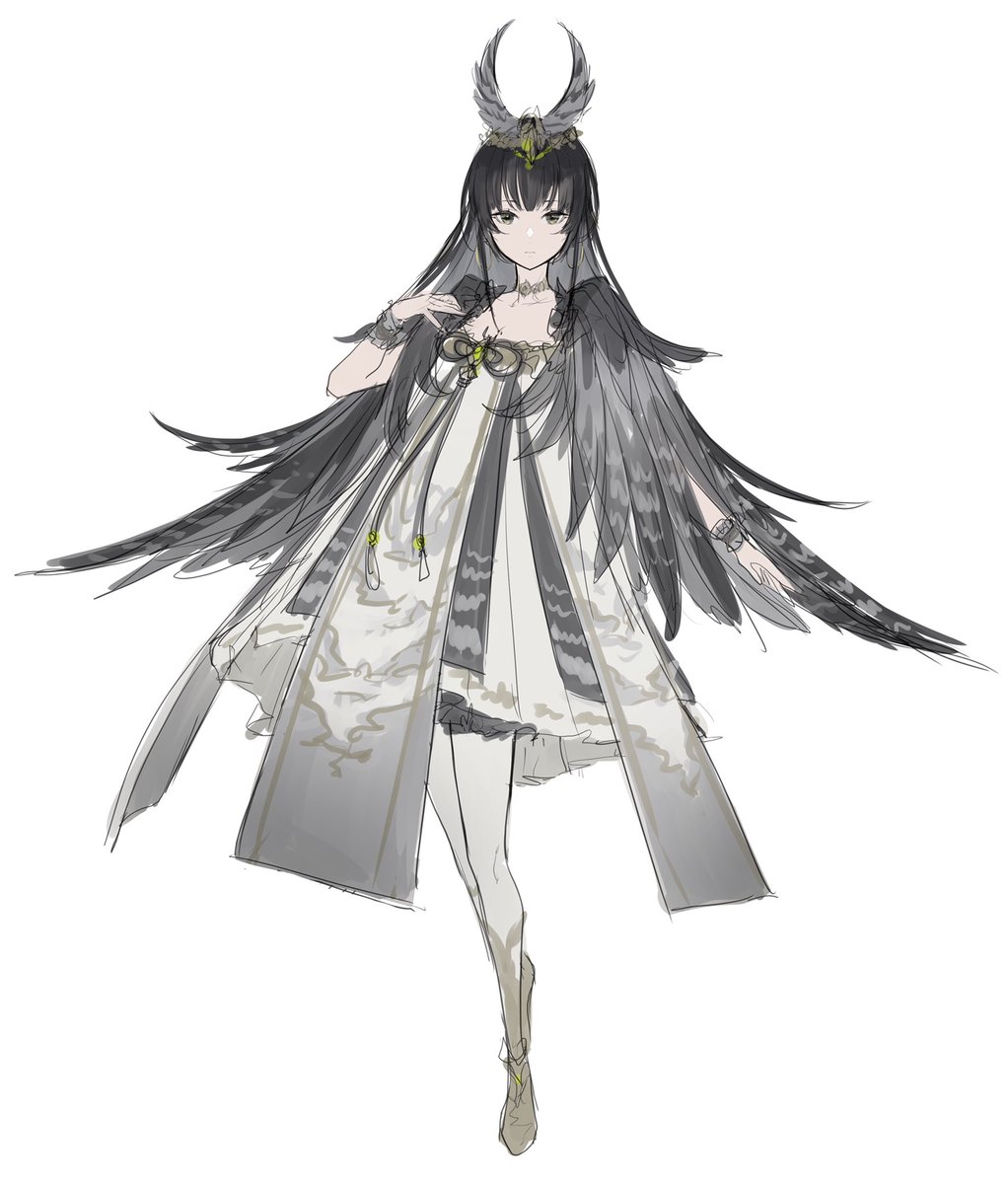 時鳥キャラデザラフ21ver 時鳥 ホトトギス のイラスト