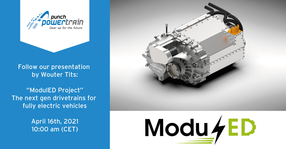 Join our presentation on sustainable innovation “Next generation electric drivetrains for fully electric vehicles, focusing on high efficiency and low cost” - ModulED on April 16, at 10:00 am CET!  tiny.cc/GV04.