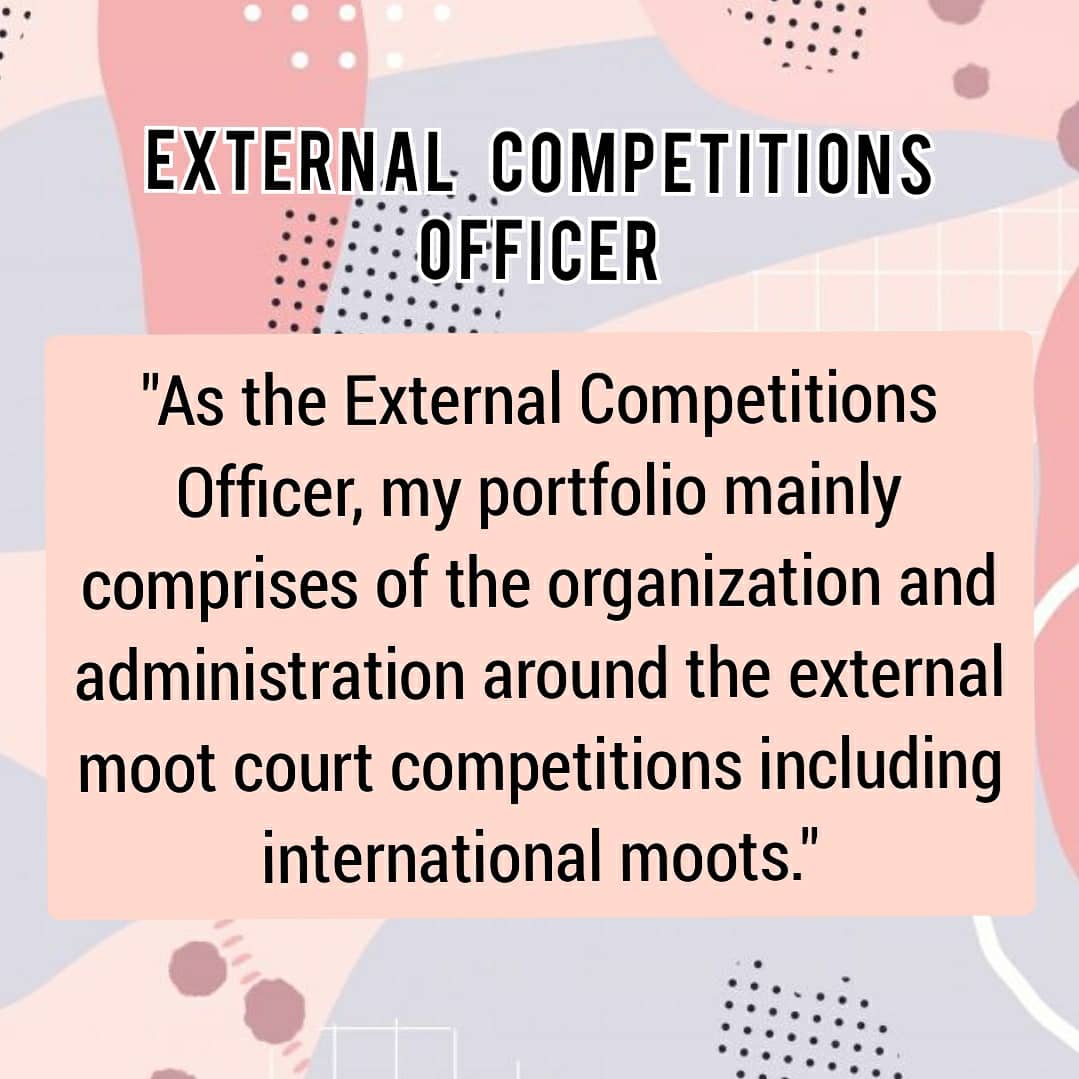 Meet our 2021 Executive Committee! 
Meet Skyla Ball, our External Competitions Officer.